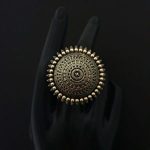 Oxidised Ring - 4 cm