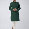 cotton green kurta pajama