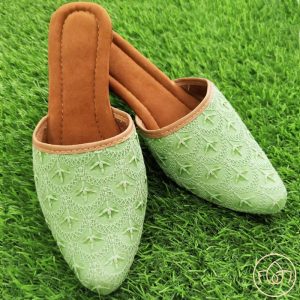 Women Mules/Jutti - Mint/Light Green