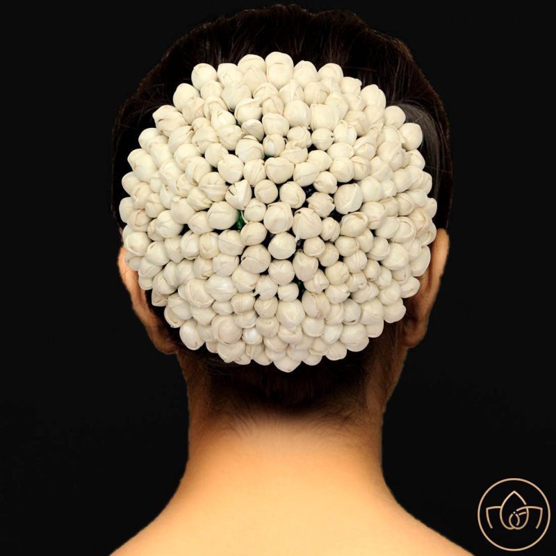 Floral Hair Bun Women