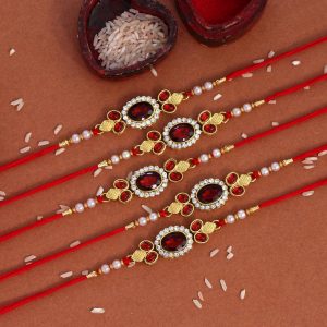 Maroon Colour Kids Rakhi (One Piece)