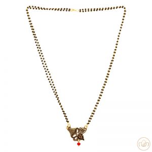 Multi Colour Glass Stone Mangalsutra