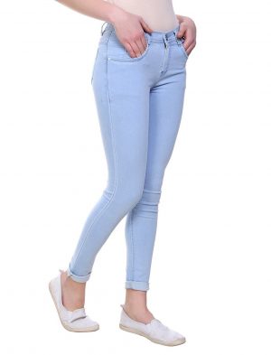 Knitted lycra women jeans