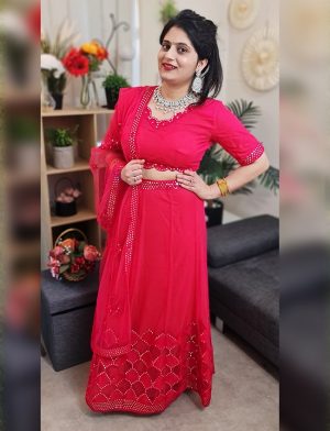 Lehenga Choli Rani Colour