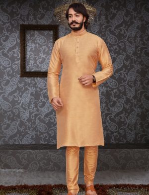 Golden Silk Mens Kurta Pajama