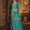 Embroidered Georgette Lehenga Suit2