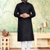 Black Mirror Kurta Pajama For Men