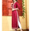 Maroon Nyra Cut Kurta