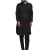 Black Punjabi Kurta Pajama