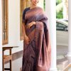 Silk Saree With Fully Sticthed Blouse1