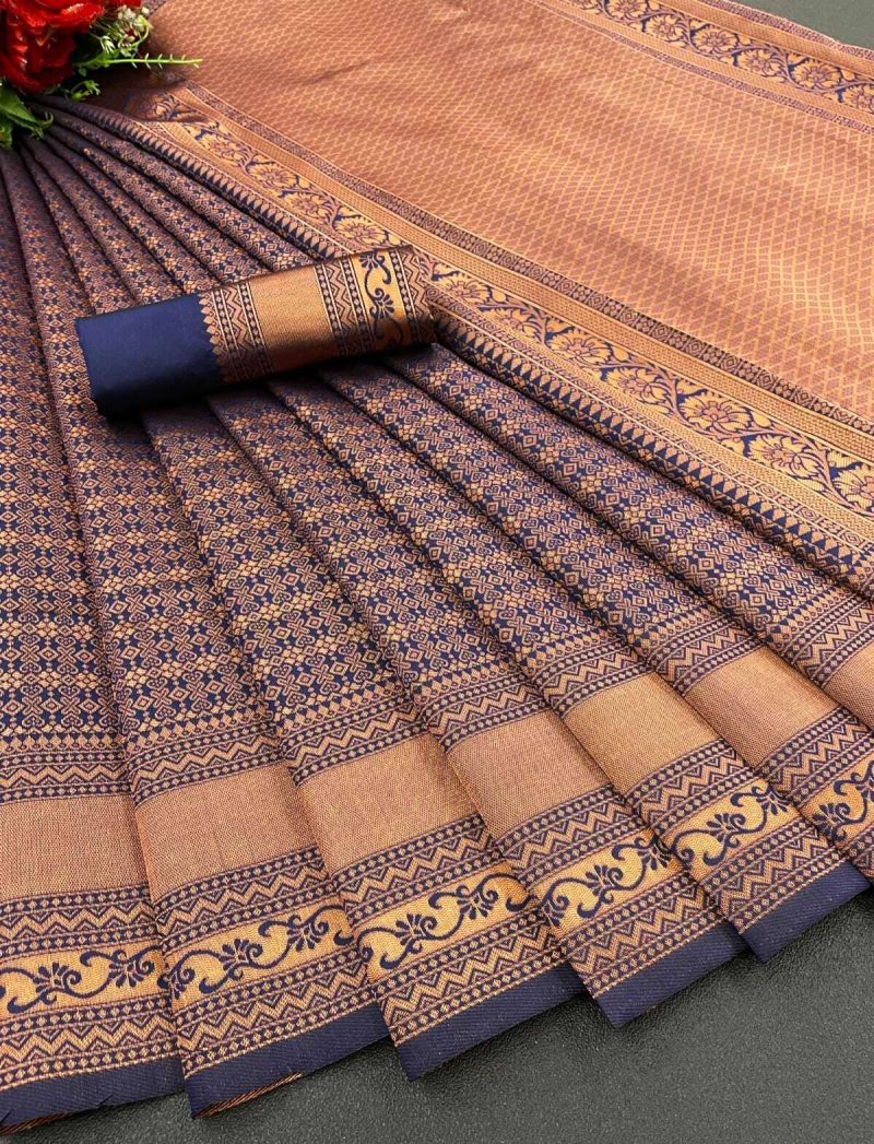 Silk Saree With Fully Sticthed Blouse