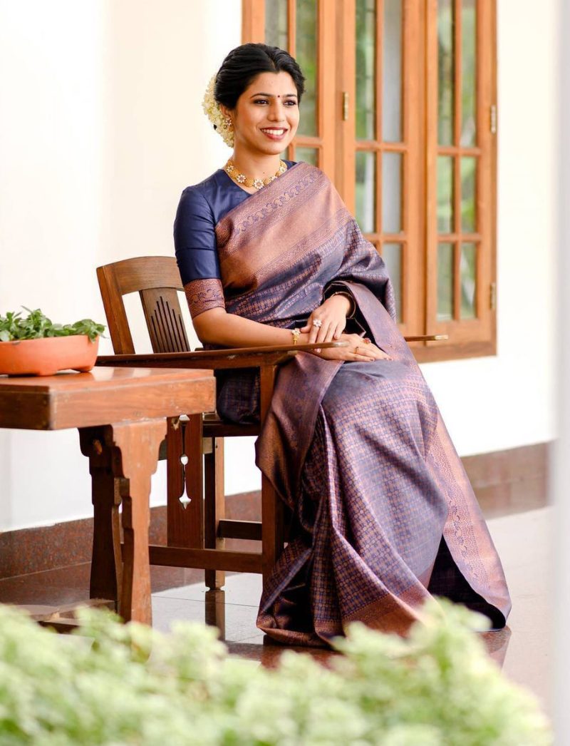 Silk Saree With Fully Sticthed Blouse2