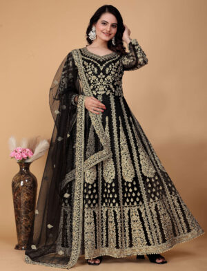 Anarkali Gown for women black