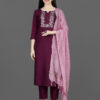 Trendy Cotton Suit with dupatta