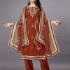 hand embroidered georgette salwar suit