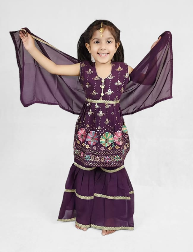 Girls Gharara Suit
