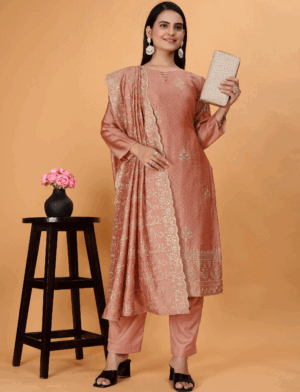 Punjabi Salwar Suit Traditional Embroidery Work
