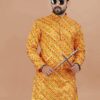 modern kurta pajama with jacket for wedding