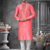 pink kurta pajama indian style