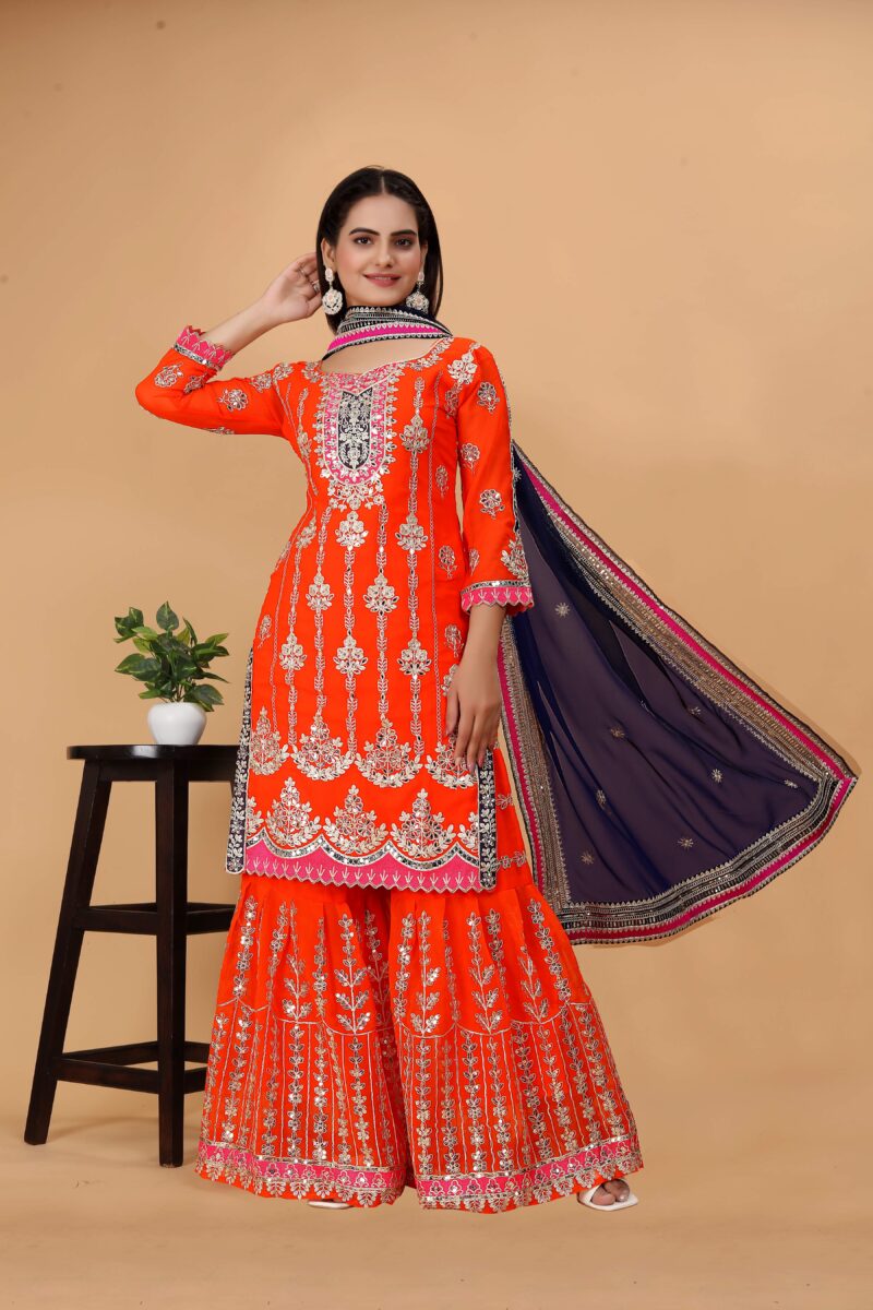 Organic Sharara suit for women