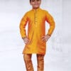Printed Kurta Pajama – Yellow
