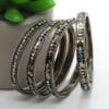 Black Oxidised bangles set