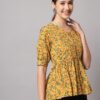 Yellow Flared Short Top 5