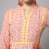 Pink Flared Short Kurrta 3