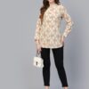 Women Beige Long Top