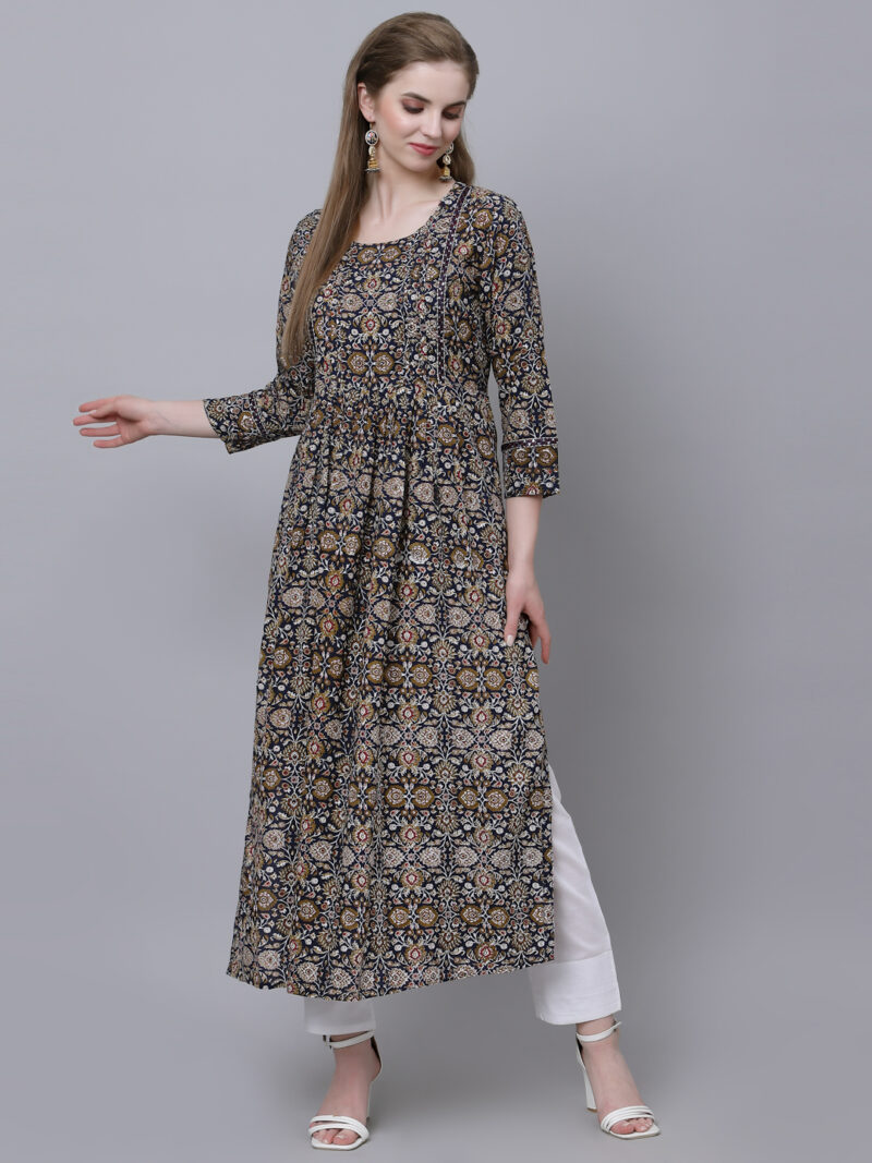 Printed kurta with Pants & Dupatta1