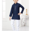 Blue Lucknowi Kurta Pajama Boys