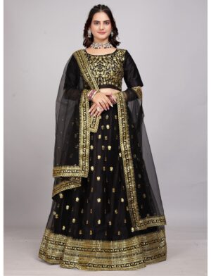 Black Garba Lehenga Choli