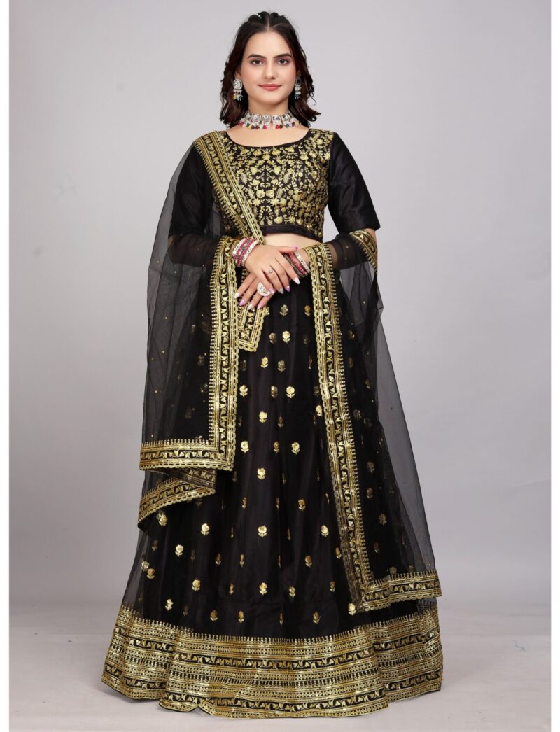 Black Garba Lehenga Choli