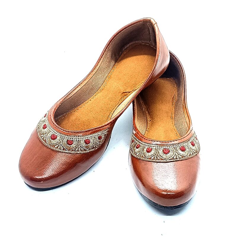 Brown Punjabi Jutti Women