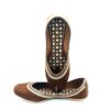 Brown Velvet Punjabi Jutti