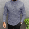 Blue Short kurta Men