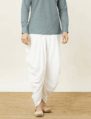 White Cotton Dhoti Pant