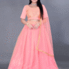 Peach Ethnic Lehenga Choli