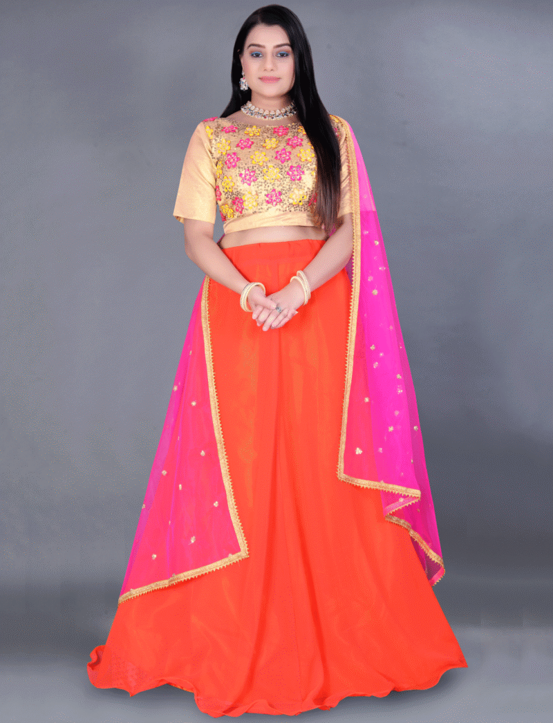 Women's Georgette Lehnga Choli