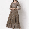 Rayon Printed Anarkali Kurti