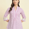 Lilac Short Cotton Top Women