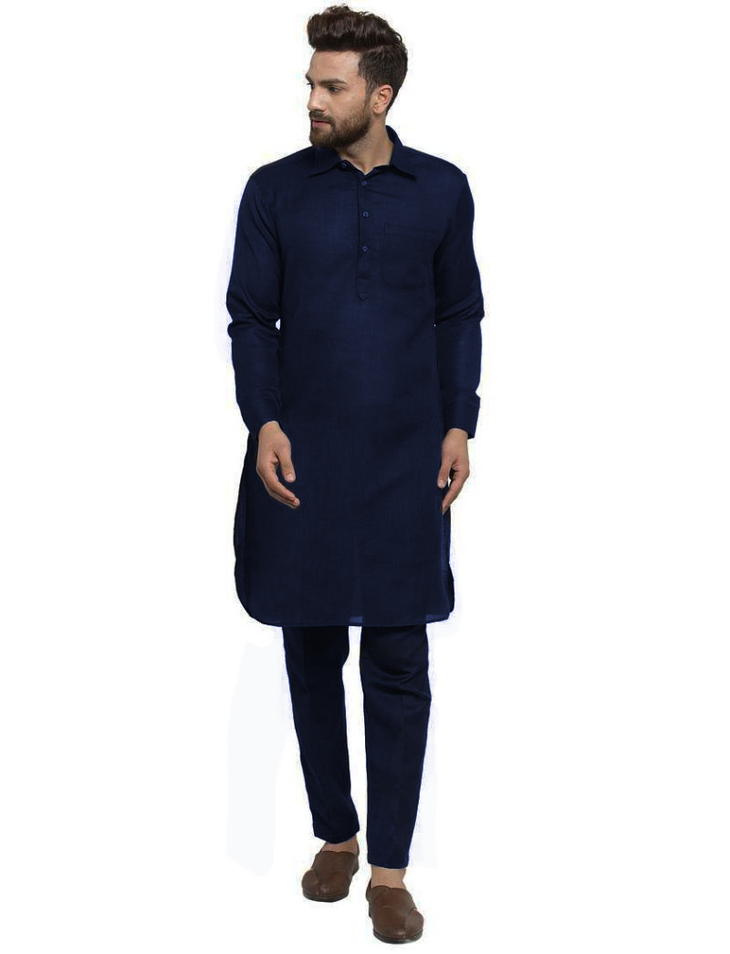 Blue Punjabi Kurta Pajama