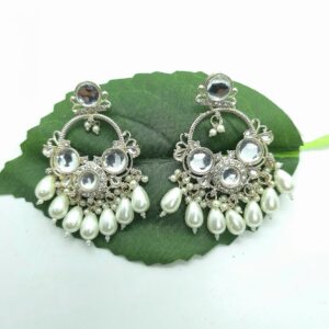 White Pearl Earrings
