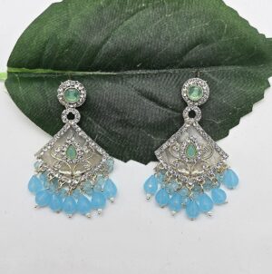 Sky Blue Pearl Earrings