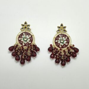 Marron Pearl Earrings