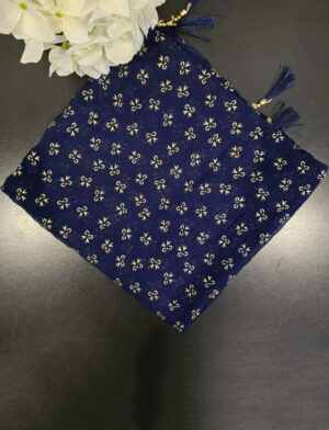 Blue Colour Cotton Dupatta