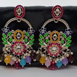 MultiColor Jhumka Earrings