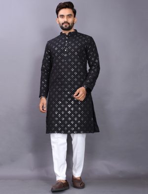 Black Mirror Kurta Pajama