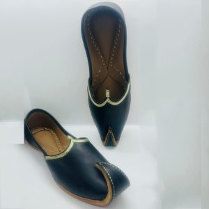 Mens Black Peshwari Jutti